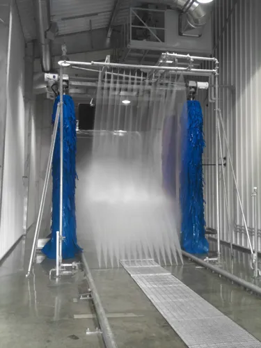 High-Pressure Rail Wash System for Transit and Freight Trains