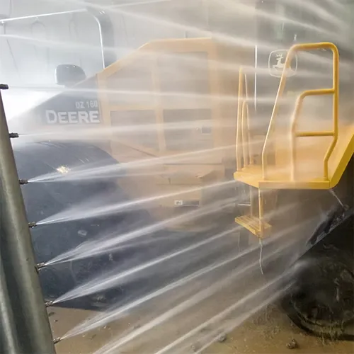 Industrial Truck Wash Systems With High Pressure Spray Nozzles