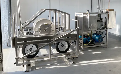 Mobile Trailer Washout Equipment for Flexible Cleaning Operations