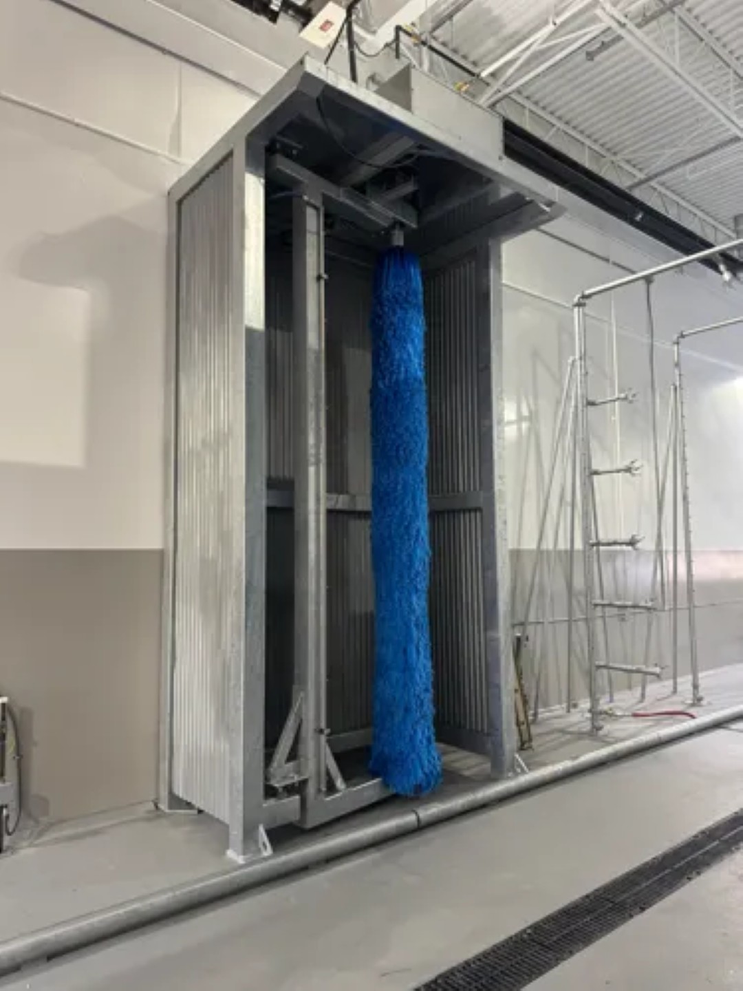 Soft Bristle Rotating Dryer in Fleet Wash System